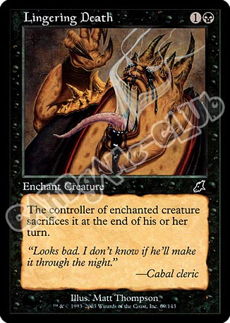 069 / 143 Lingering Death comune (EN) -NEAR MINT-