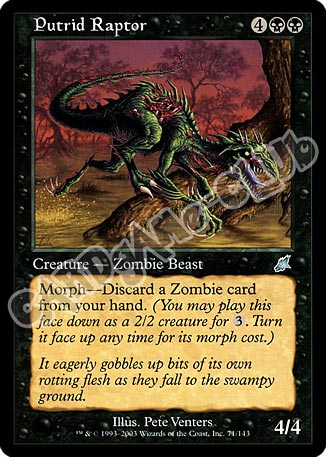 071 / 143 Putrid Raptor non comune (EN) -NEAR MINT-