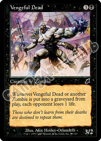080 / 143 Vengeful Dead comune (EN) -NEAR MINT-