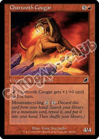 084 / 143 Chartooth Cougar comune (EN) -NEAR MINT-