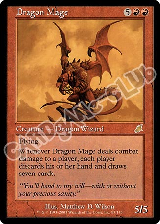 087 / 143 Dragon Mage rara (EN) -NEAR MINT-