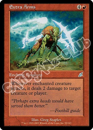 092 / 143 Extra Arms non comune (EN) -NEAR MINT-