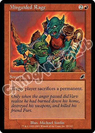 099 / 143 Misguided Rage comune (EN) -NEAR MINT-