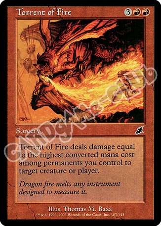 107 / 143 Torrent of Fire comune (EN) -NEAR MINT-