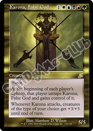 138 / 143 Karona, False God rara (EN) -NEAR MINT-