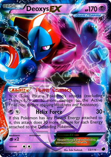 053 / 116 Deoxys EX rara ex foil (EN) -NEAR MINT-