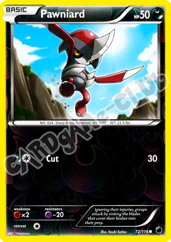 072 / 116 Pawniard comune foil reverse (EN) -NEAR MINT-