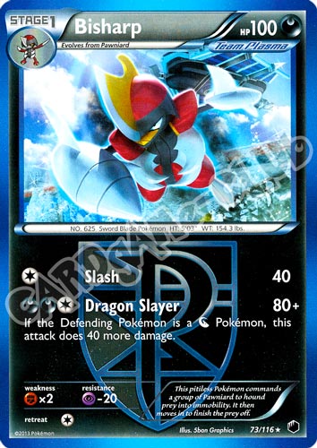 073 / 116 Bisharp rara (EN) -NEAR MINT-
