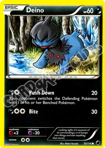 075 / 116 Deino comune (EN) -NEAR MINT-