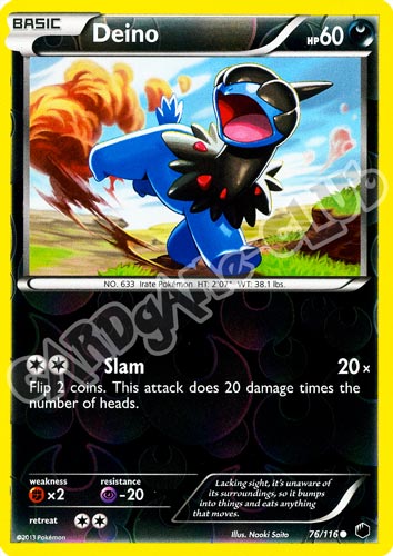 076 / 116 Deino comune foil reverse (EN) -NEAR MINT-