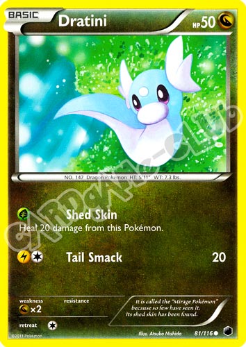 081 / 116 Dratini comune (EN) -NEAR MINT-