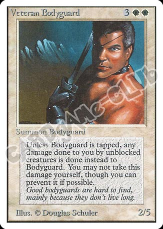 Veteran Bodyguard rara (EN) -NEAR MINT-