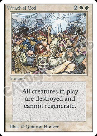 Wrath of God rara (EN) -NEAR MINT-