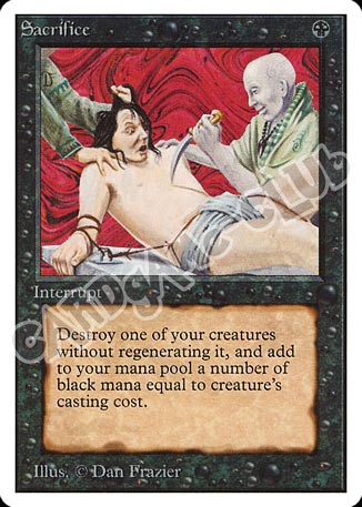 Sacrifice non comune (EN) -NEAR MINT-