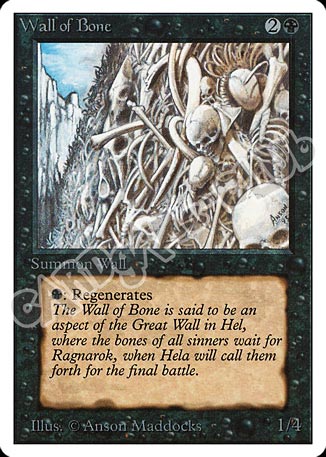Wall of Bone non comune (EN) -NEAR MINT-
