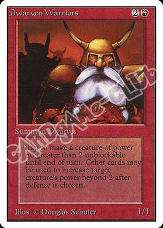 Dwarven Warriors comune (EN) -NEAR MINT-
