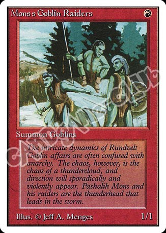 Mons's Goblin Raiders comune (EN) -NEAR MINT-