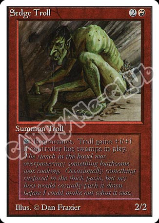 Sedge Troll rara (EN) -NEAR MINT-