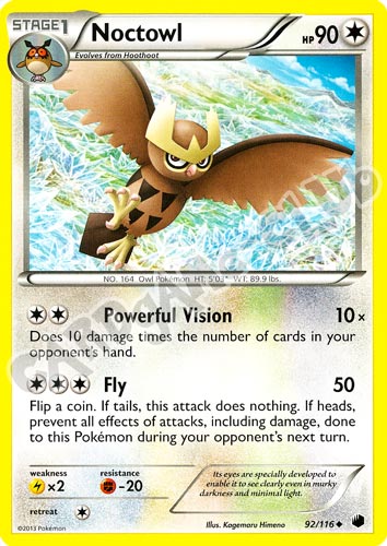 092 / 116 Noctowl non comune (EN) -NEAR MINT-