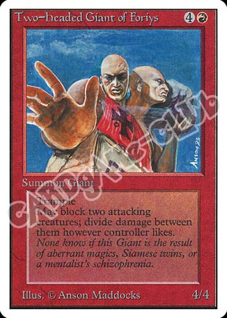 Two-Headed Giant of Foriys rara (EN) -NEAR MINT-