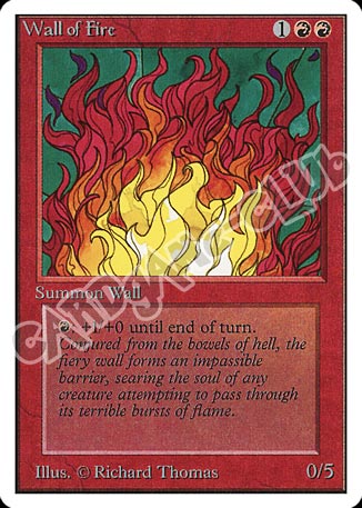 Wall of Fire non comune (EN) -NEAR MINT-
