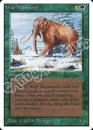 War Mammoth comune (EN) -NEAR MINT-
