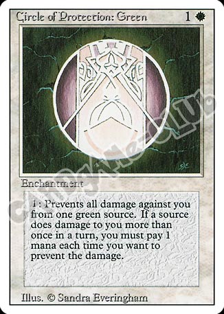 Circle of Protection: Green comune (EN) -NEAR MINT-