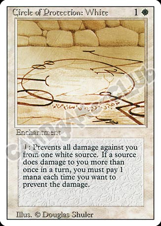 Circle of Protection: White comune (EN) -NEAR MINT-