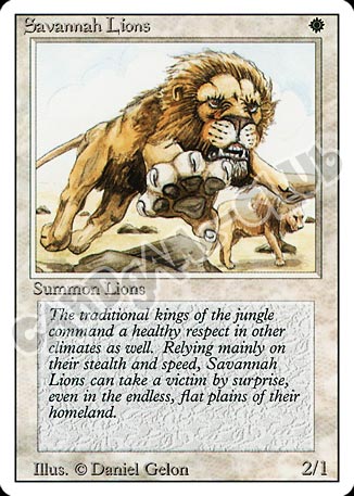 Savannah Lions rara (EN) -NEAR MINT-