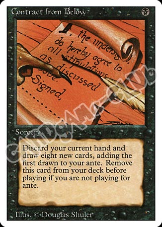 Contract from Below rara (EN) -NEAR MINT-