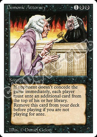 Demonic Attorney rara (EN) -NEAR MINT-