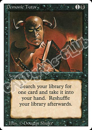 Demonic Tutor non comune (EN) -NEAR MINT-