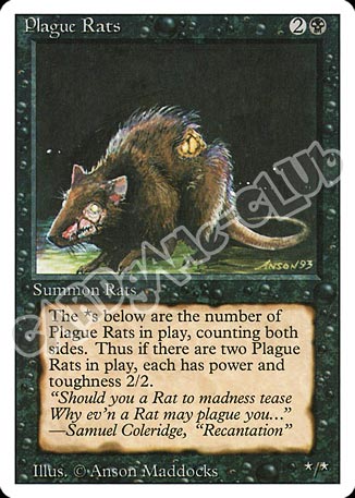 Plague Rats comune (EN) -NEAR MINT-