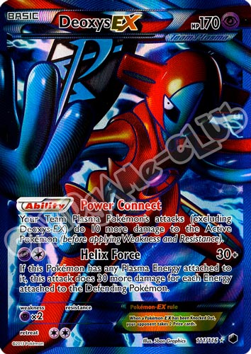 111 / 116 Deoxys EX rara ex foil (EN) -NEAR MINT-