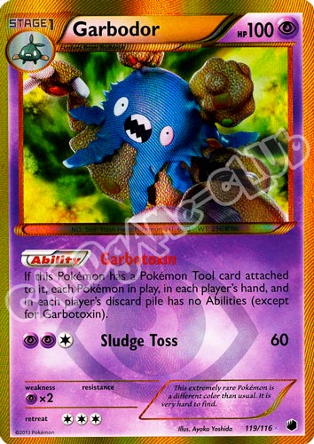 119 / 116 Garbodor rara segreta foil (EN) -NEAR MINT-