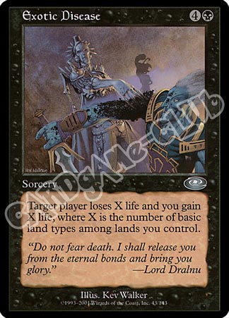 043 / 143 Exotic Disease non comune (EN) -NEAR MINT-