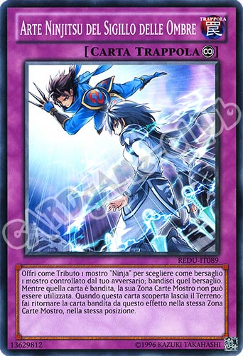 REDU-IT089 Arte Ninjitsu del Sigillo delle Ombre comune Unlimited (IT) -NEAR MINT-