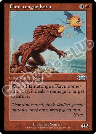 060 / 143 Flametongue Kavu non comune (EN) -NEAR MINT-