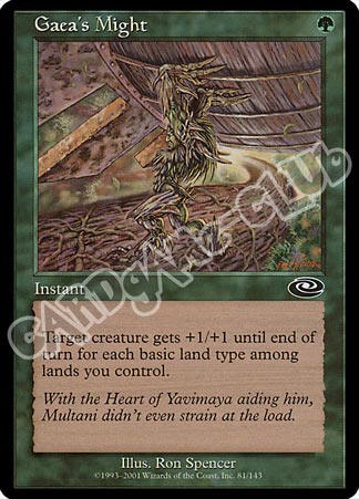 081 / 143 Gaea's Might comune (EN) -NEAR MINT-