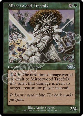 083 / 143 Mirrorwood Treefolk non comune (EN) -NEAR MINT-
