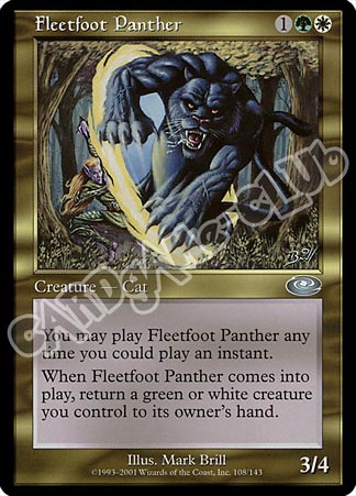 108 / 143 Fleetfoot Panther non comune (EN) -NEAR MINT-