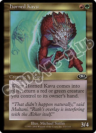 110 / 143 Horned Kavu comune (EN) -NEAR MINT-