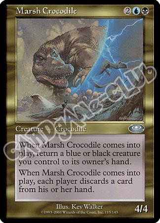 115 / 143 Marsh Crocodile non comune (EN) -NEAR MINT-