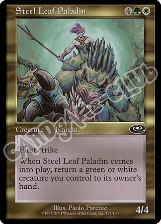 127 / 143 Steel Leaf Paladin comune (EN) -NEAR MINT-