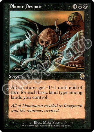 050 / 143 Planar Despair rara (EN) -NEAR MINT-