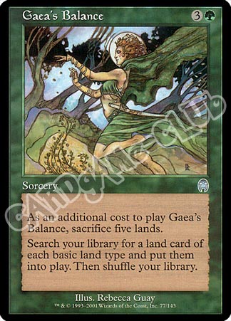 077 / 143 Gaea's Balance non comune (EN) -NEAR MINT-