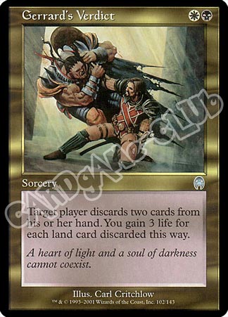 102 / 143 Gerrard's Verdict non comune (EN) -NEAR MINT-