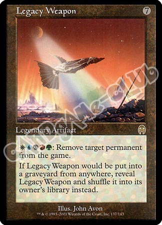 137 / 143 Legacy Weapon rara (EN) -NEAR MINT-