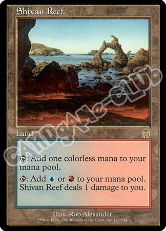 142 / 143 Shivan Reef rara (EN) -NEAR MINT-