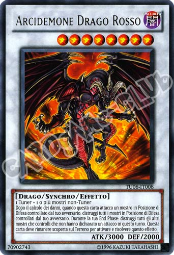 TU06-IT008 Arcidemone Drago Rosso rara (IT) -NEAR MINT-